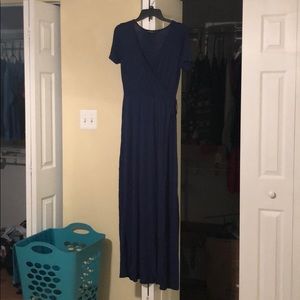 Maxi blue dress